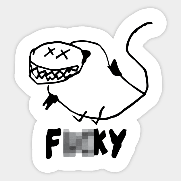 F*cky Sticker by Barry52